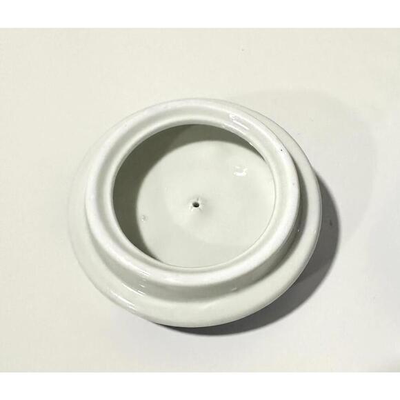 Japanese Aoi Hana Kyusu Teapot Blue Porcelain Teapot with Handle - Picture 4 of 10